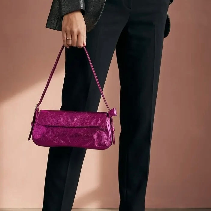 LUCY metallic baguette