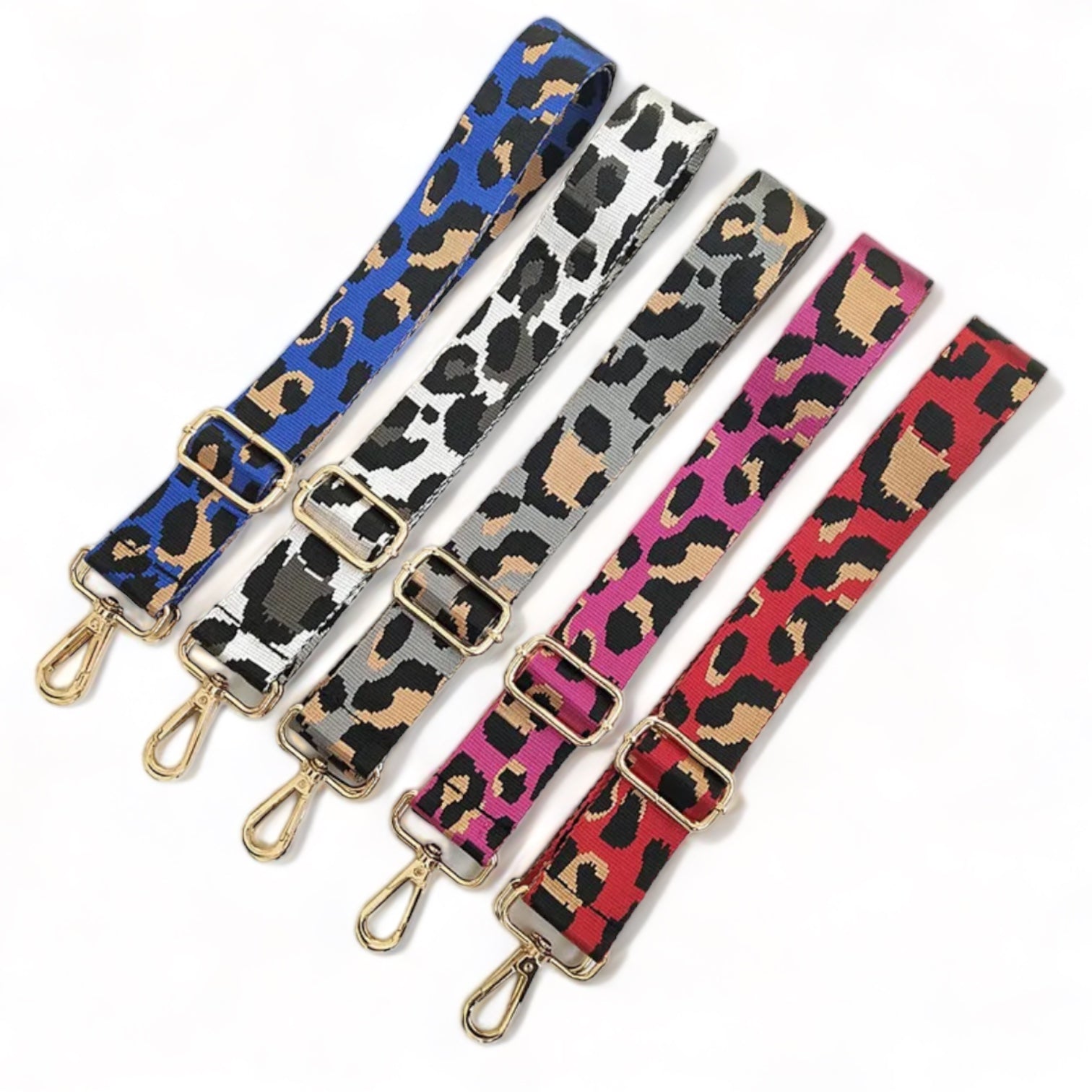 Leopard adjustable straps GOLD