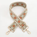 Geometric  Jacquard adjustable straps GOLD