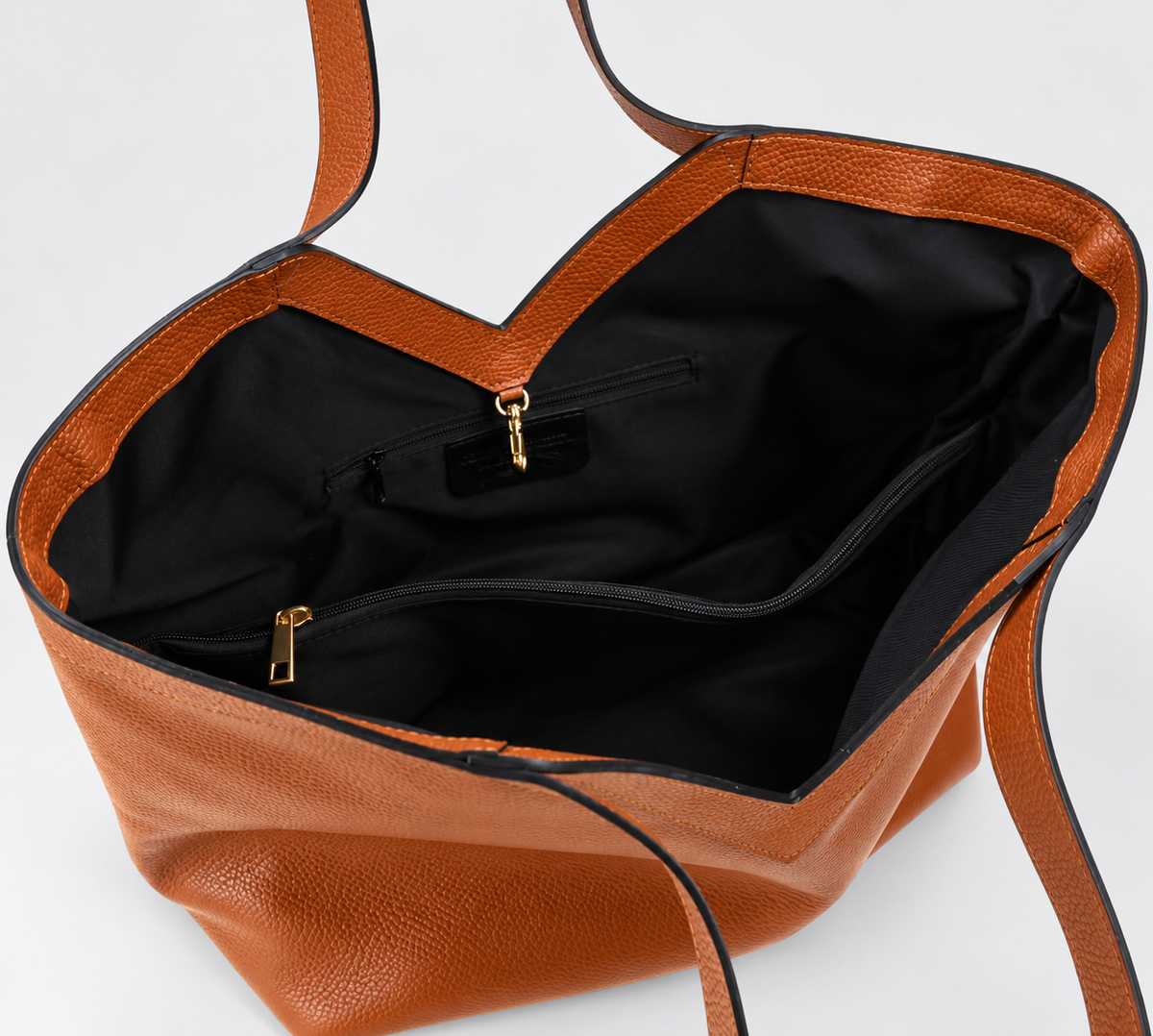 VALENTINA Tan Tote Bag
