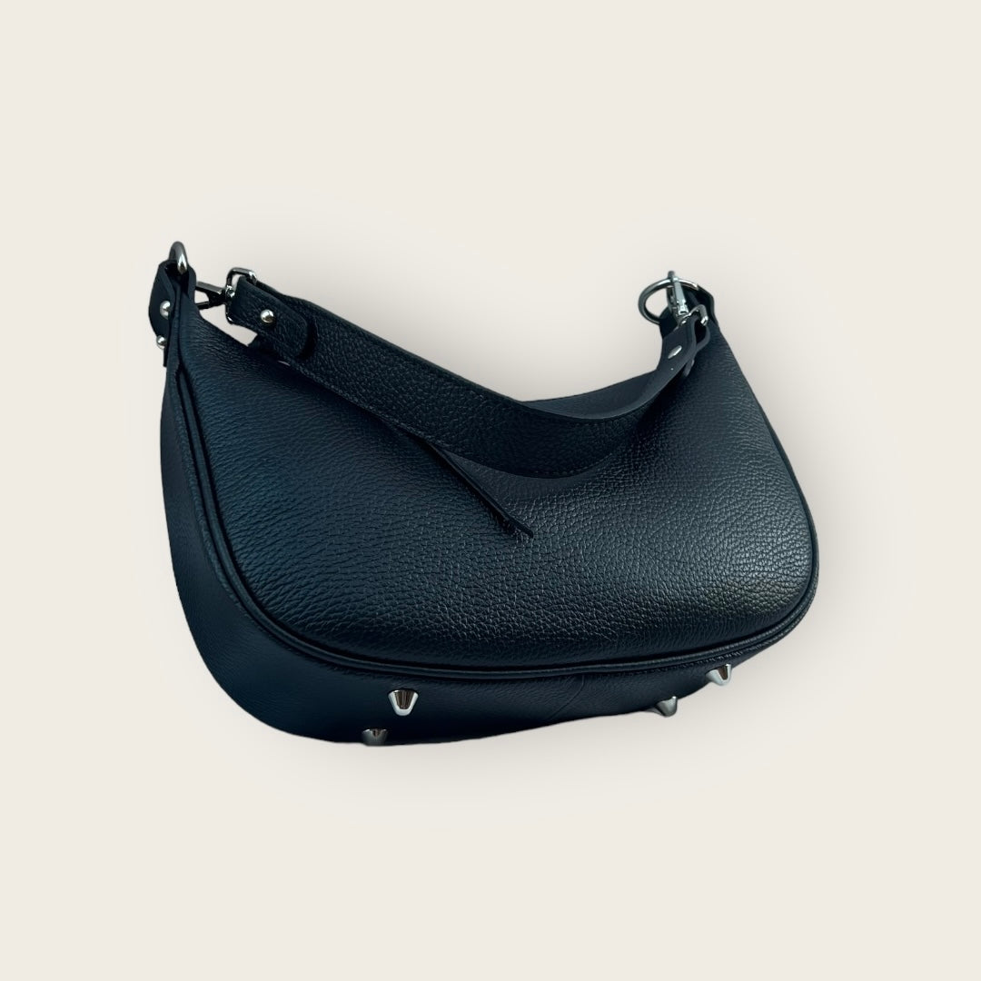 LINDA BLACK baguette bag