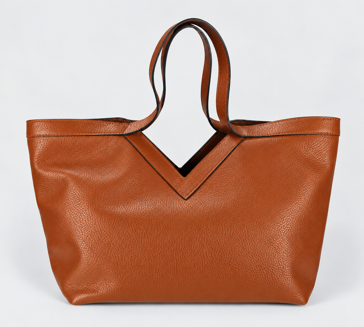 VALENTINA Tan Tote Bag