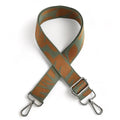 Canvas patterned adjustable straps SILVER