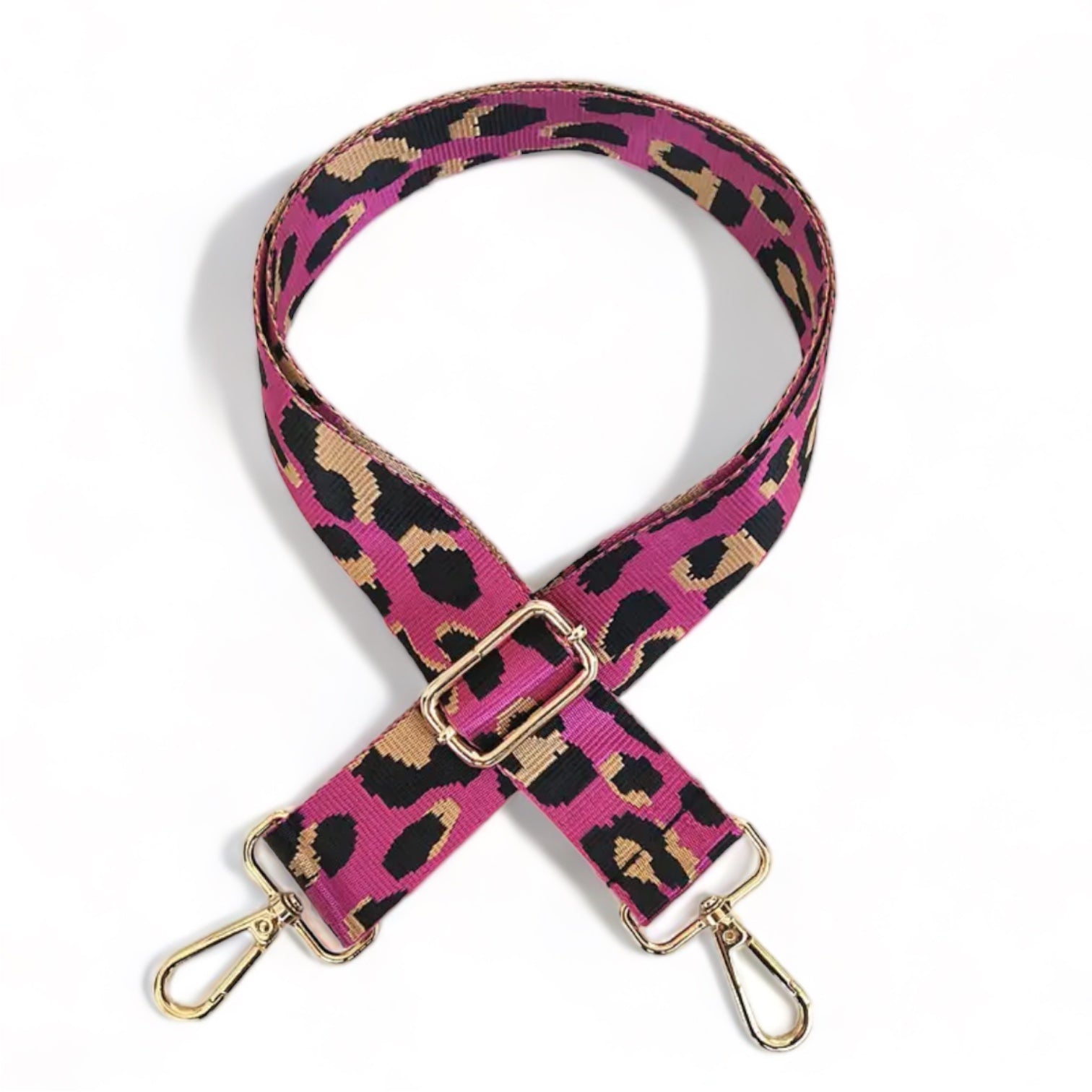 Leopard adjustable straps GOLD