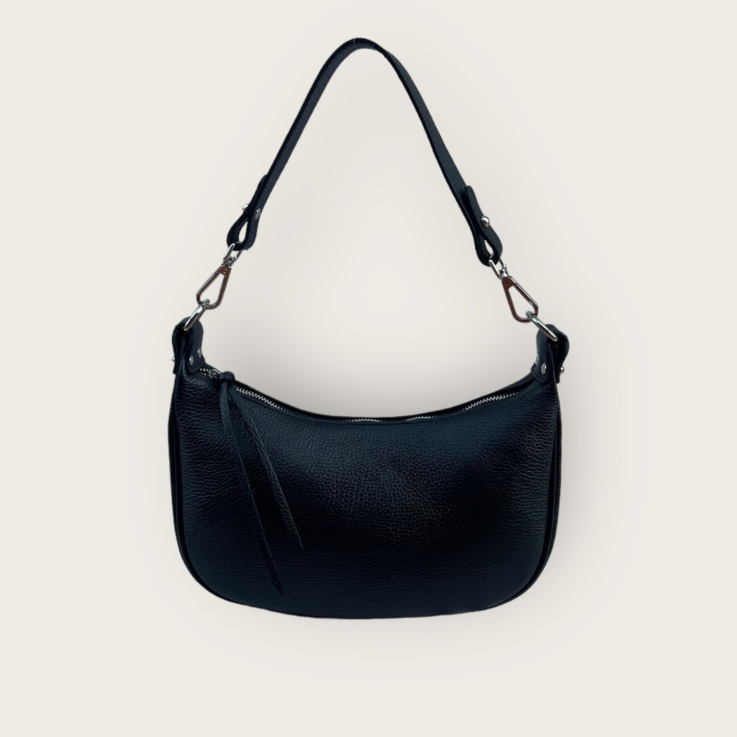 LINDA BLACK baguette bag