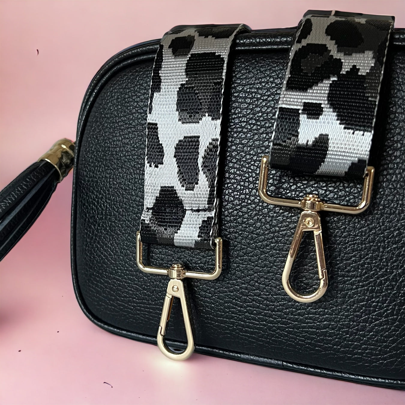 Leopard adjustable straps GOLD