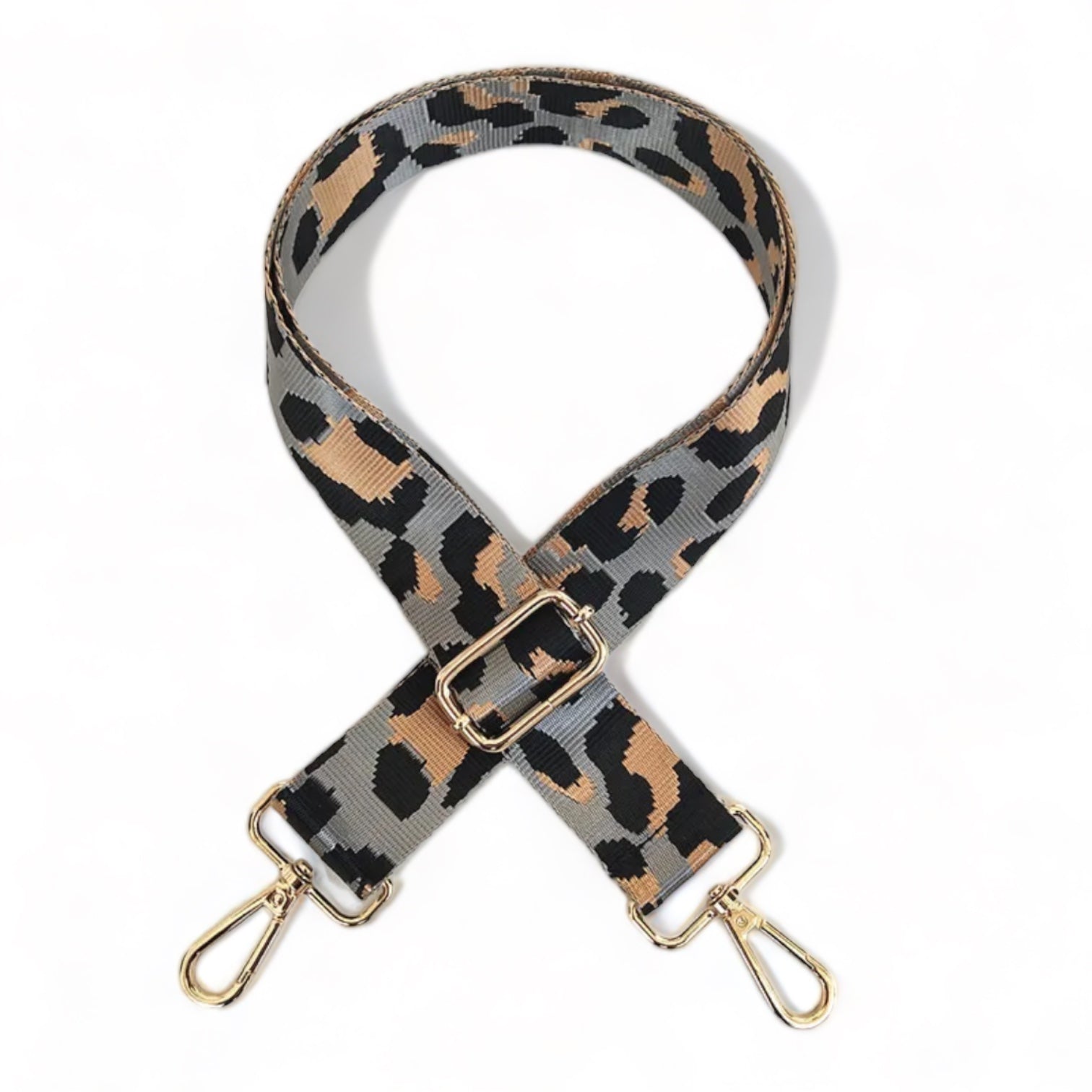 Leopard adjustable straps GOLD