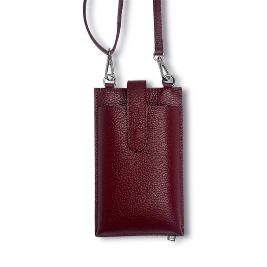 JOYCE - BURGUNDY The phone pouch