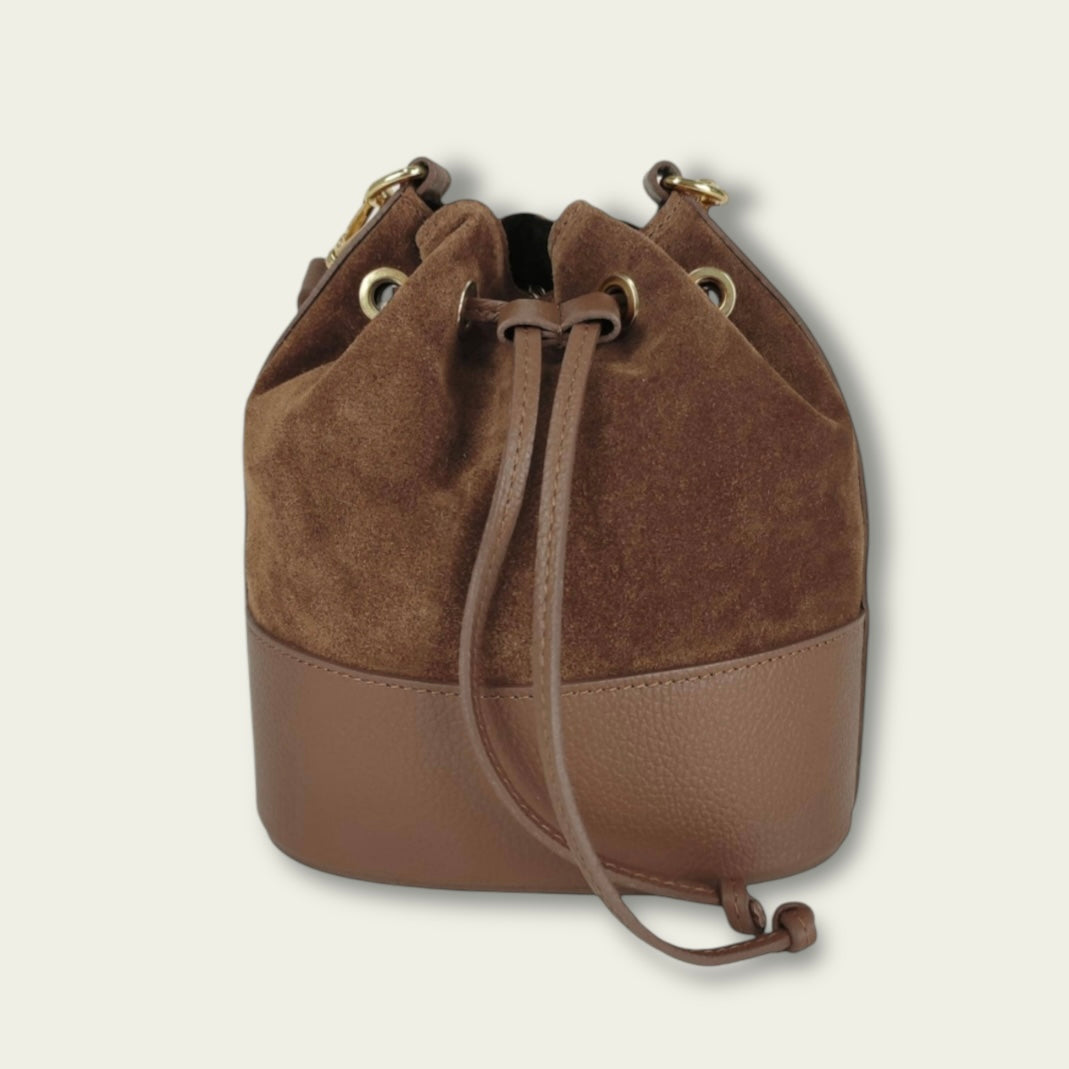 LYDIA BROWN bucket bag