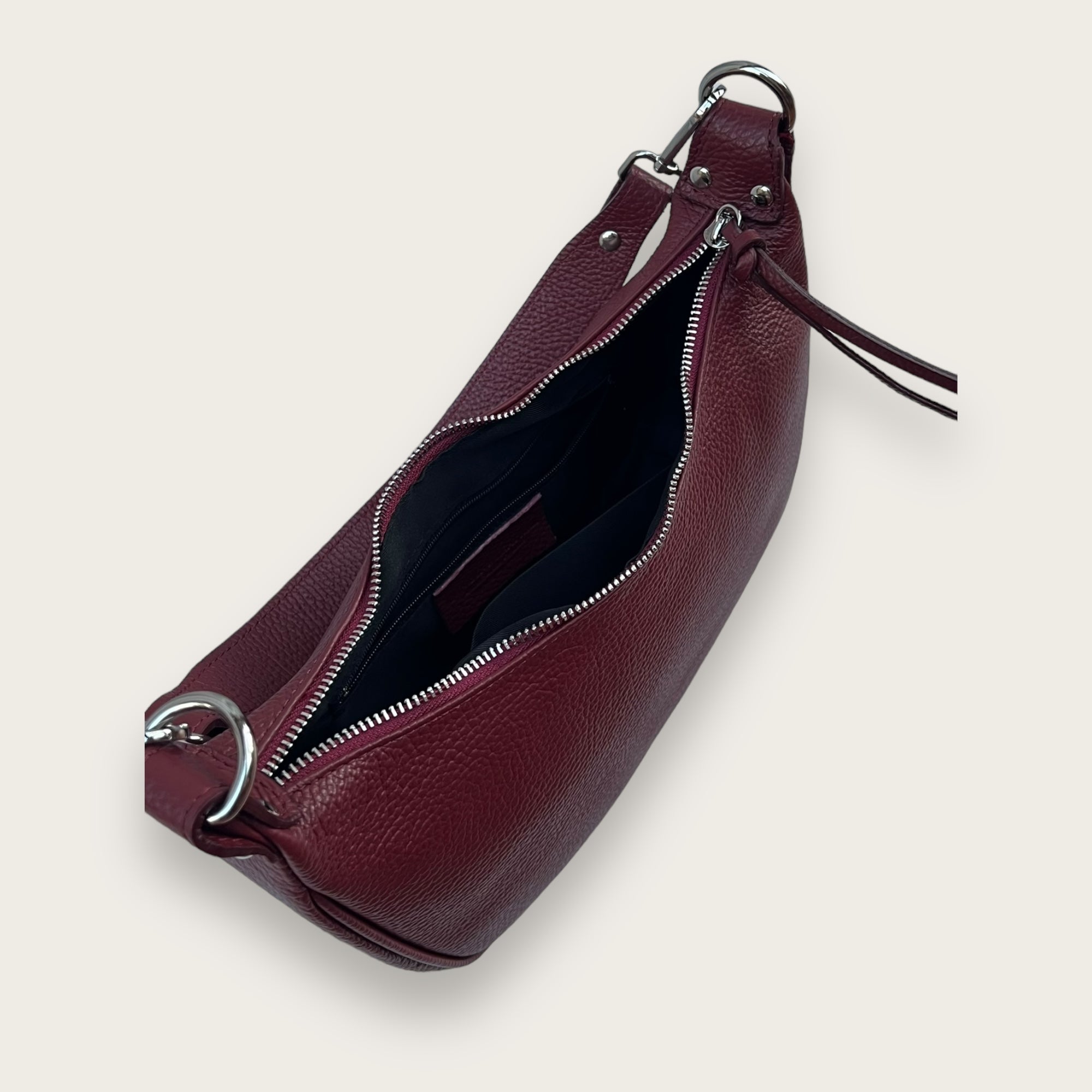 LINDA WINE baguette bag