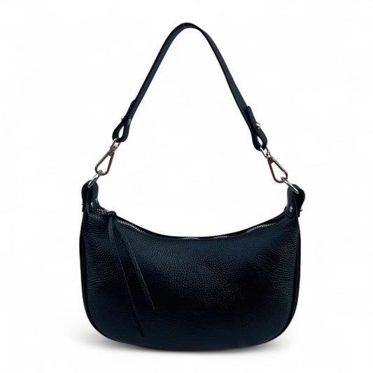 LINDA BLACK baguette bag