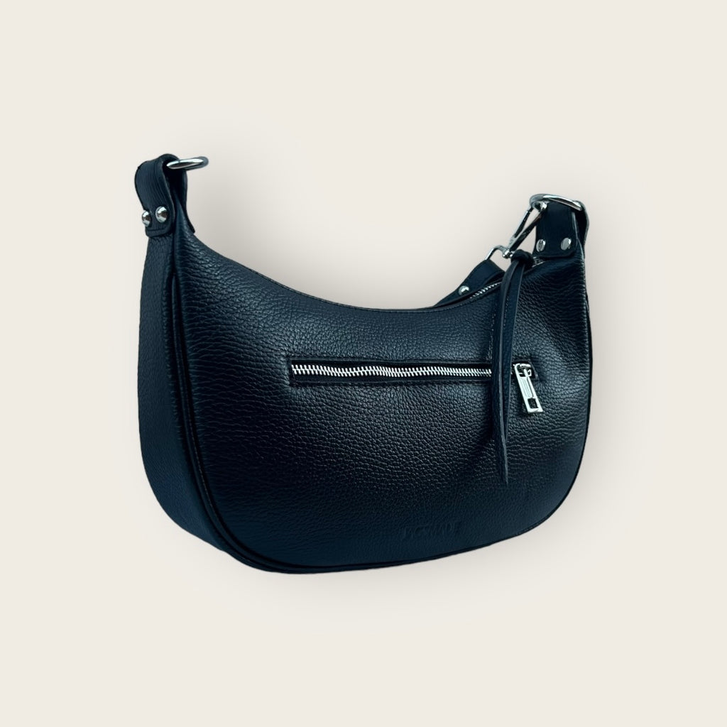 LINDA BLACK baguette bag