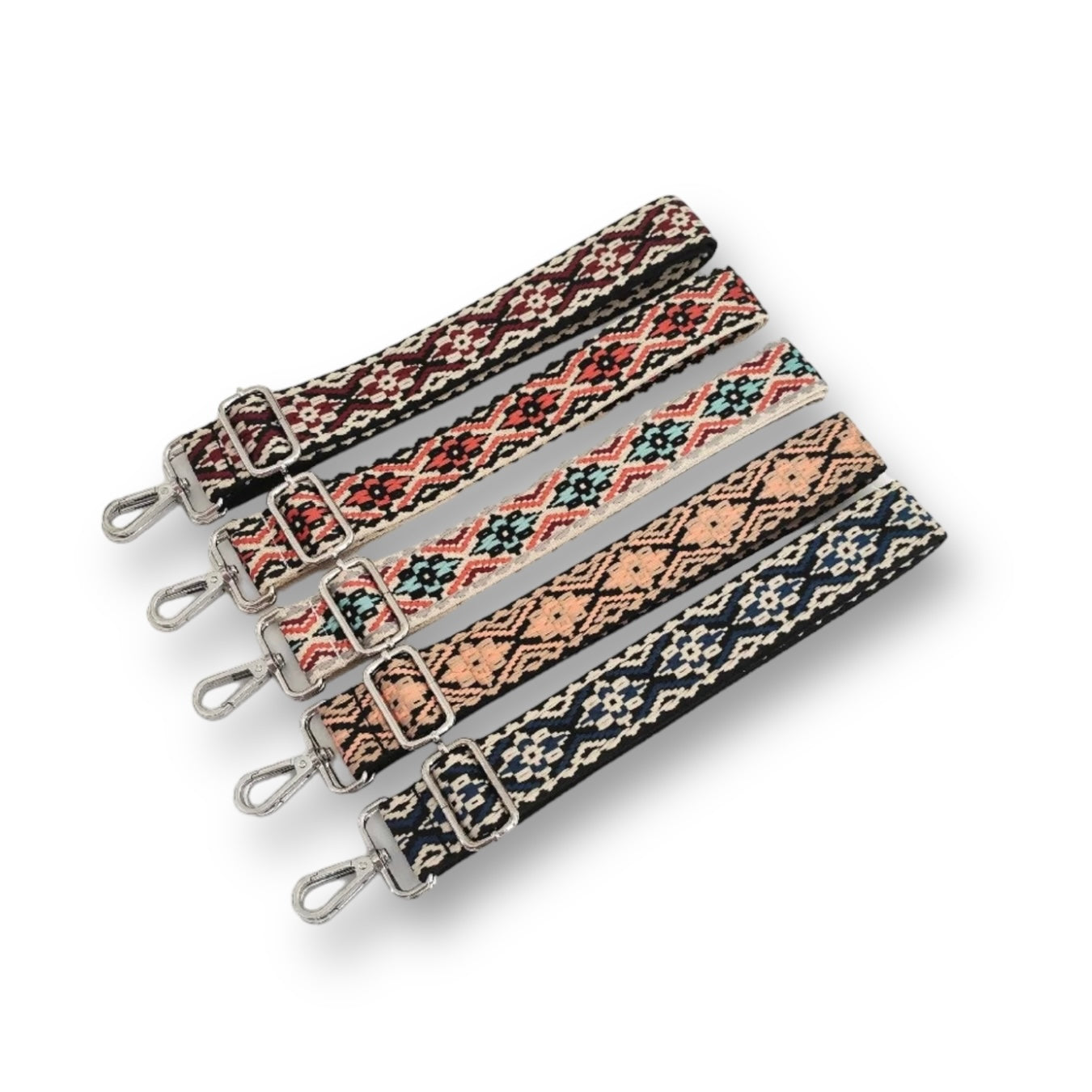 Embroidered Jacquard adjustable straps GOLD