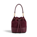 LYDIA WINE bucket bag