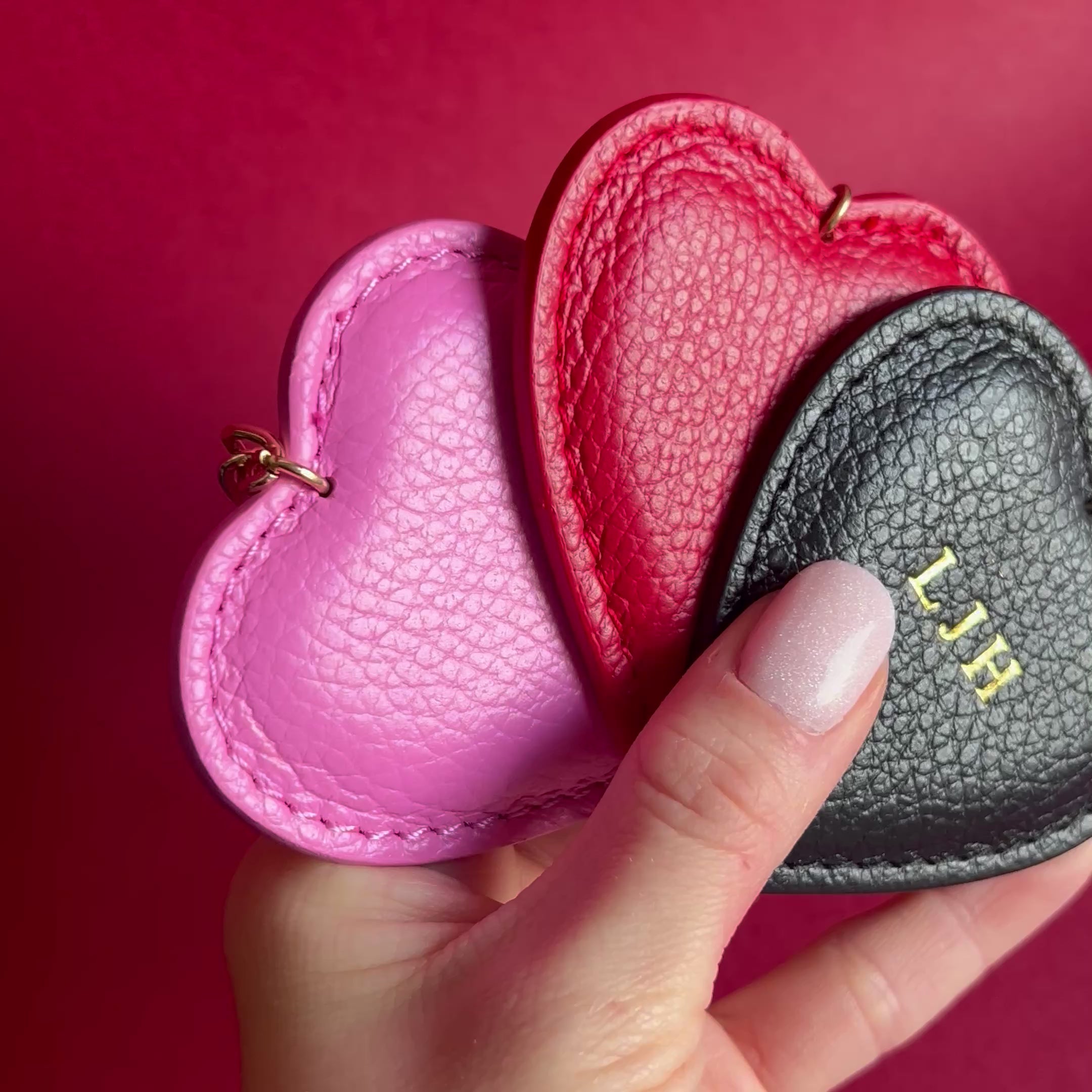 Heart key rings